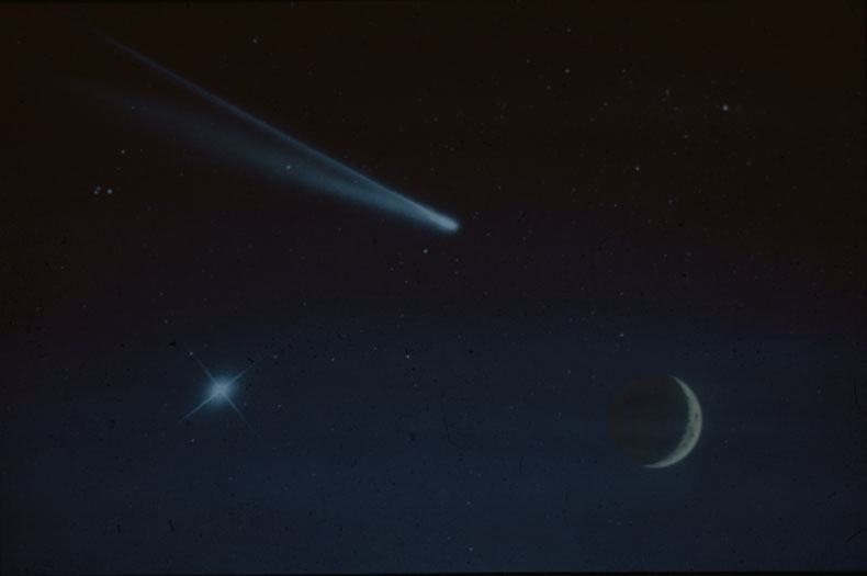 Paul Doherty Prediction: Comet, Moon And Jupiter,13 Jan 1986